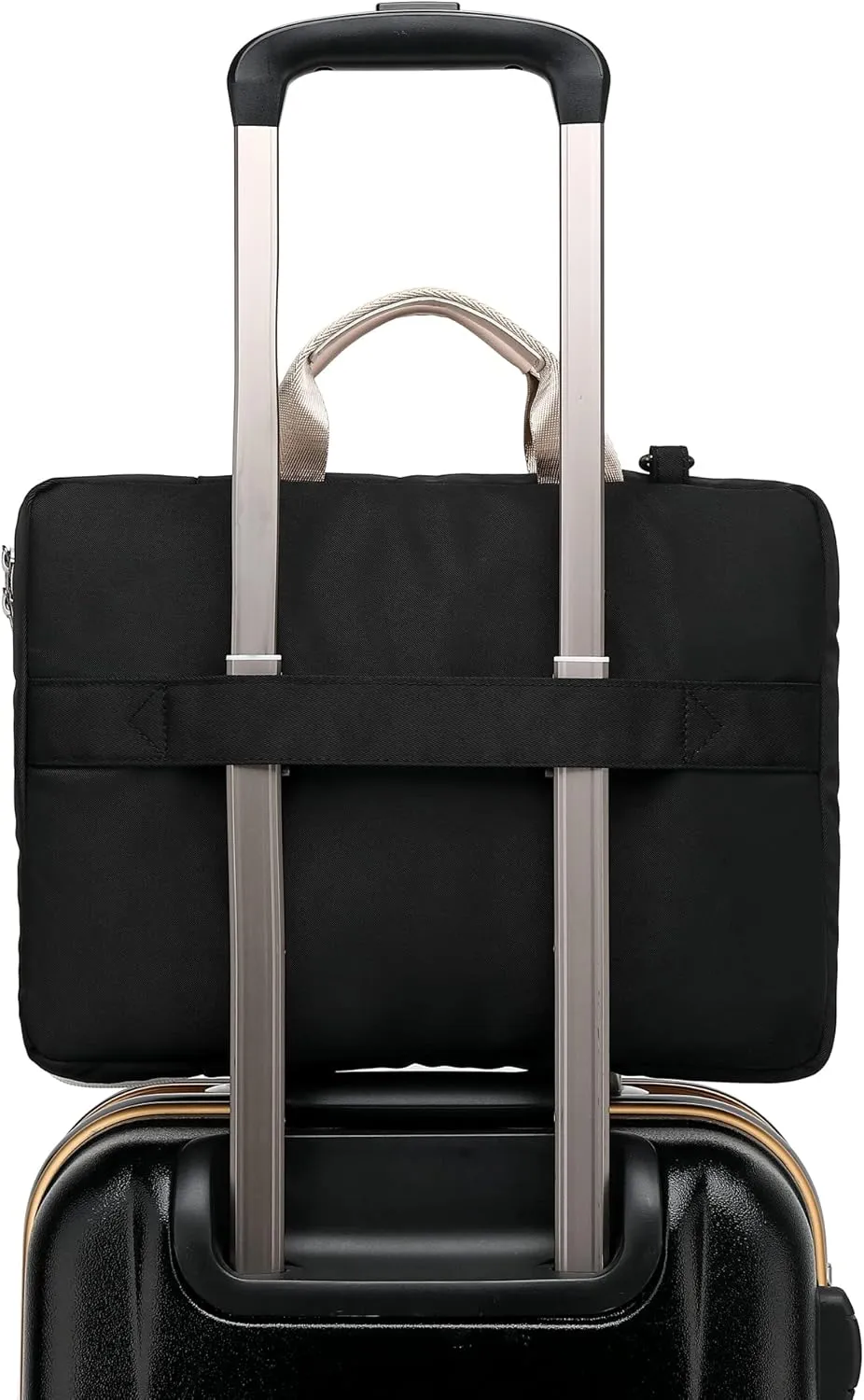 360 Protective Muti-Pockets Laptop Shoulder Bag Sleeve Case,Laptop Briefcase for 15.6 inch and 16 inch Laptop (Black)