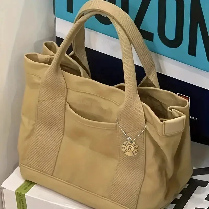 Bags Solid Color Tote Satchel Bag