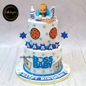 Boss Baby Dollar 3kg Birthday Cake