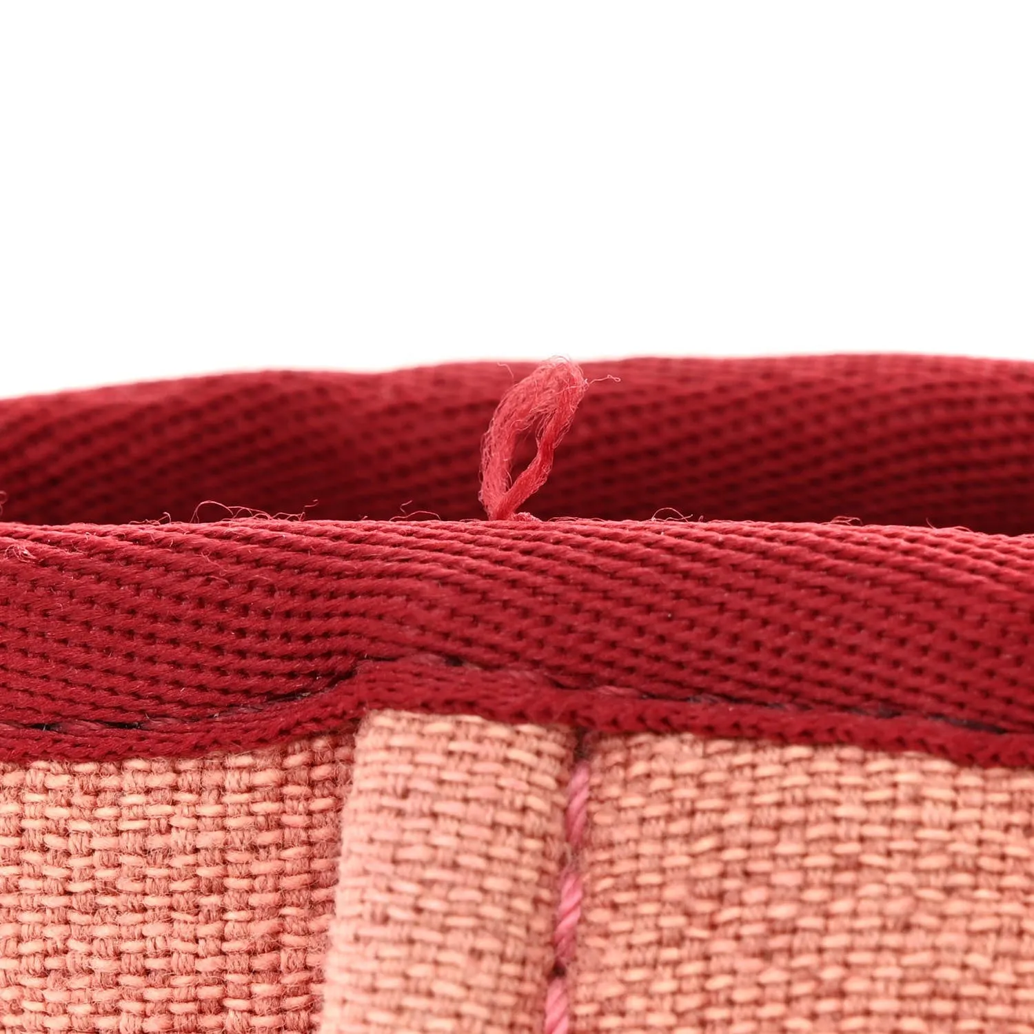 Chanel Canvas Mini Deauville Tote Red