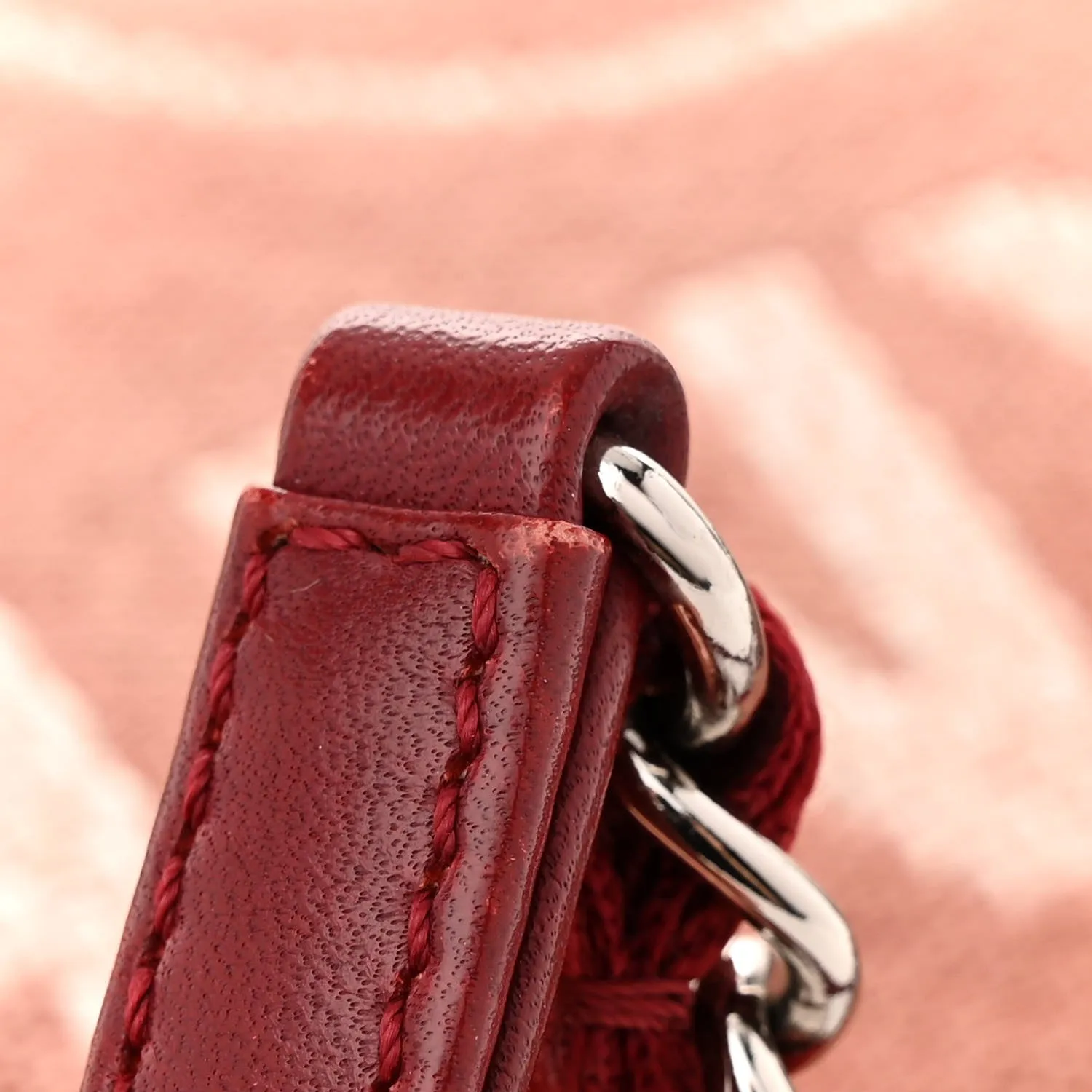 Chanel Canvas Mini Deauville Tote Red