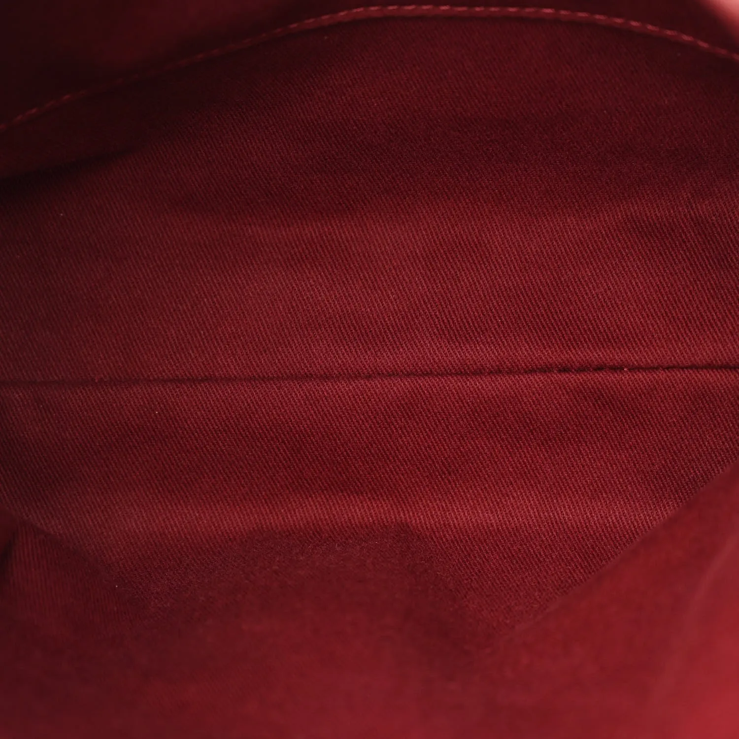 Chanel Canvas Mini Deauville Tote Red