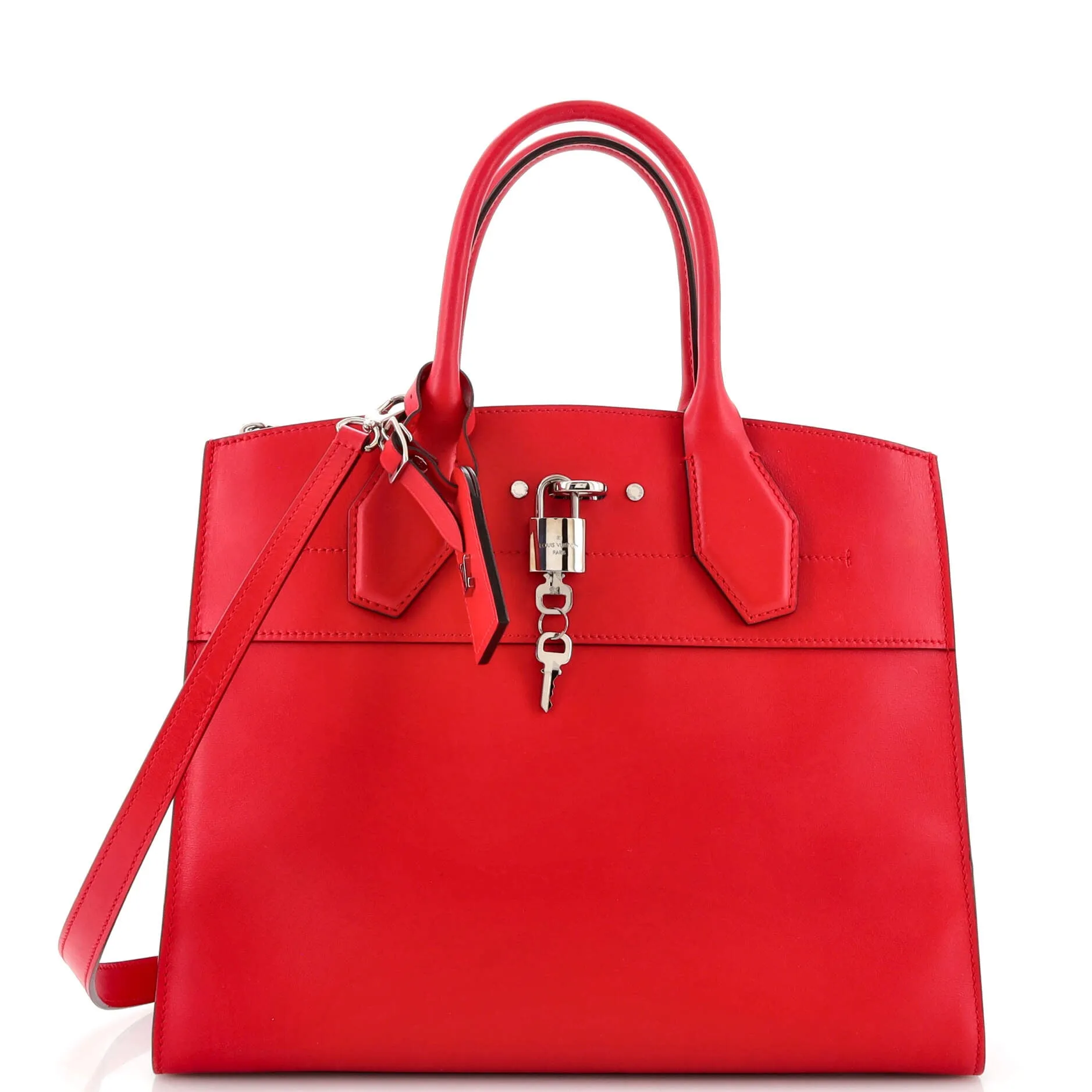 City Steamer Handbag Leather MM