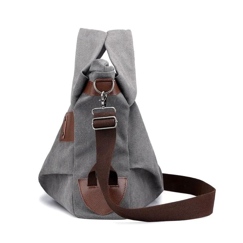 Convivial Large Canvas Tote Bag
