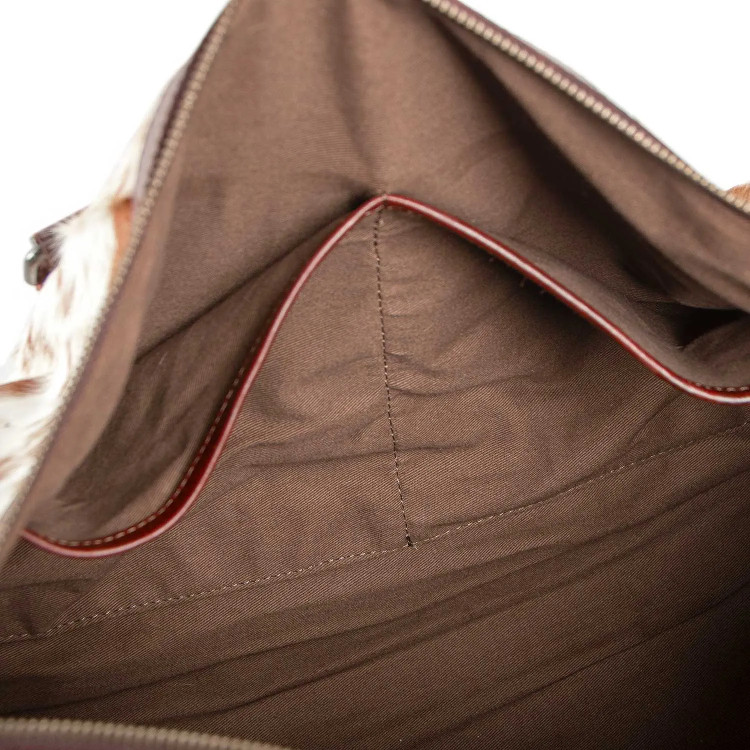 Cowhide Overnight Duffel Bag