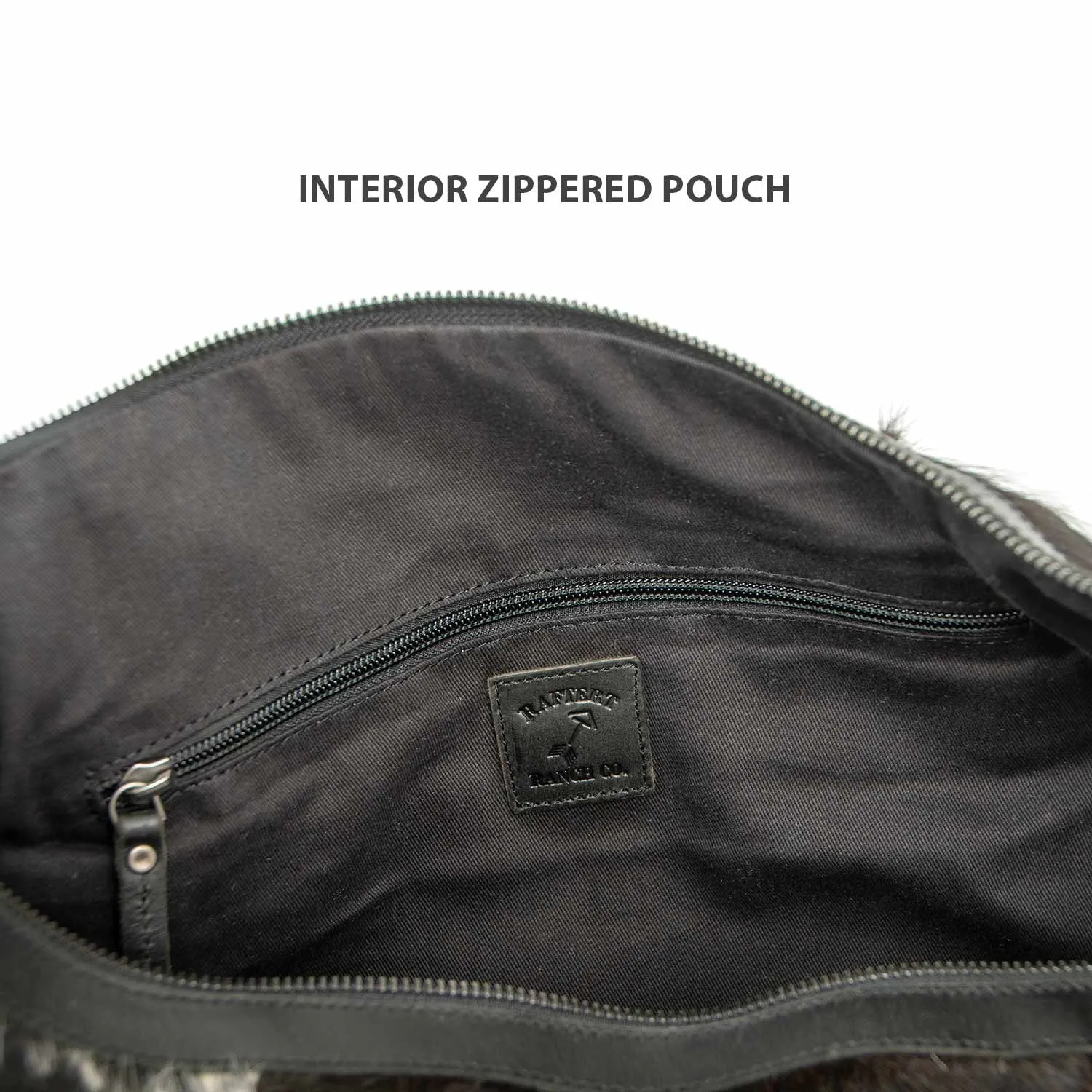 Cowhide Overnight Duffel Bag