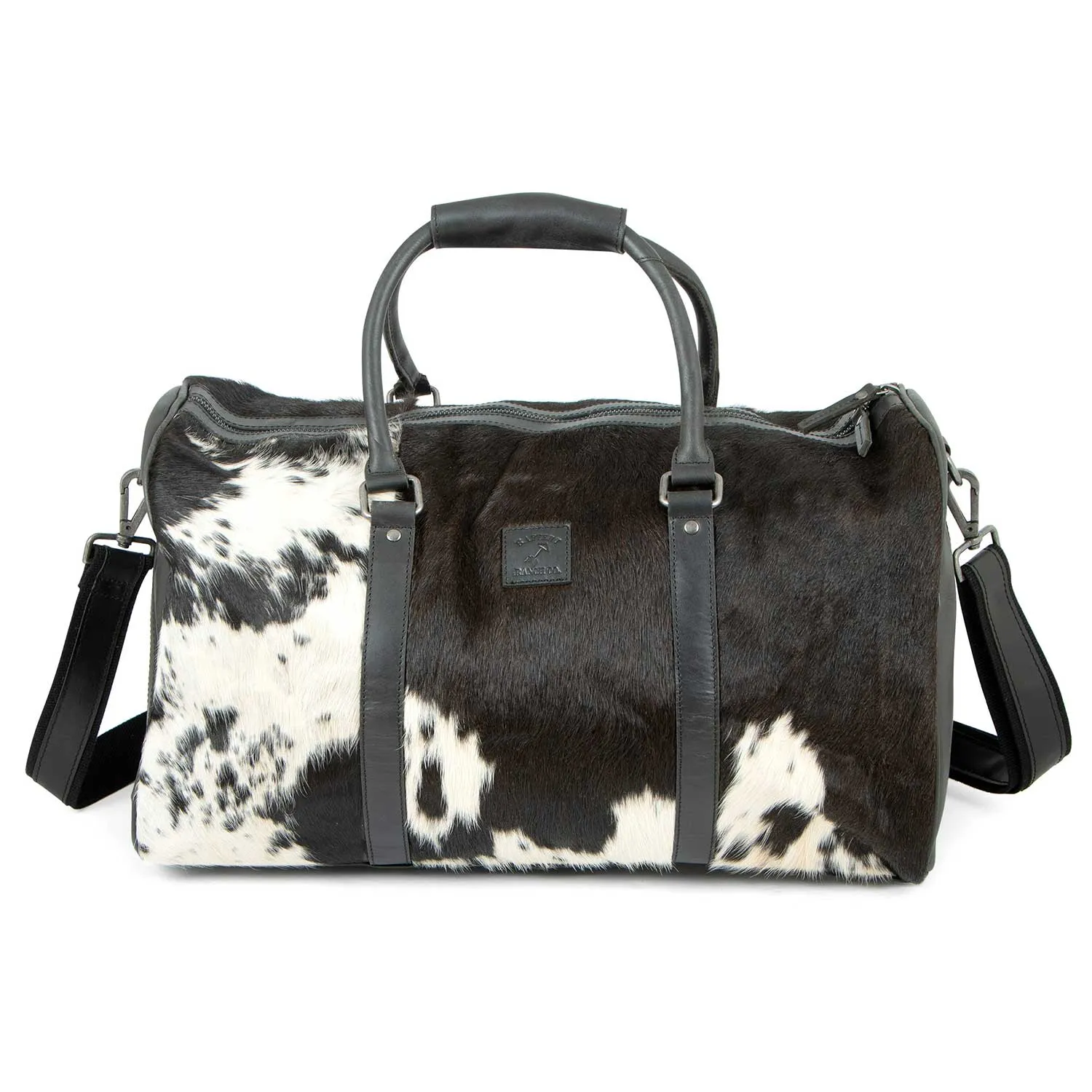 Cowhide Overnight Duffel Bag