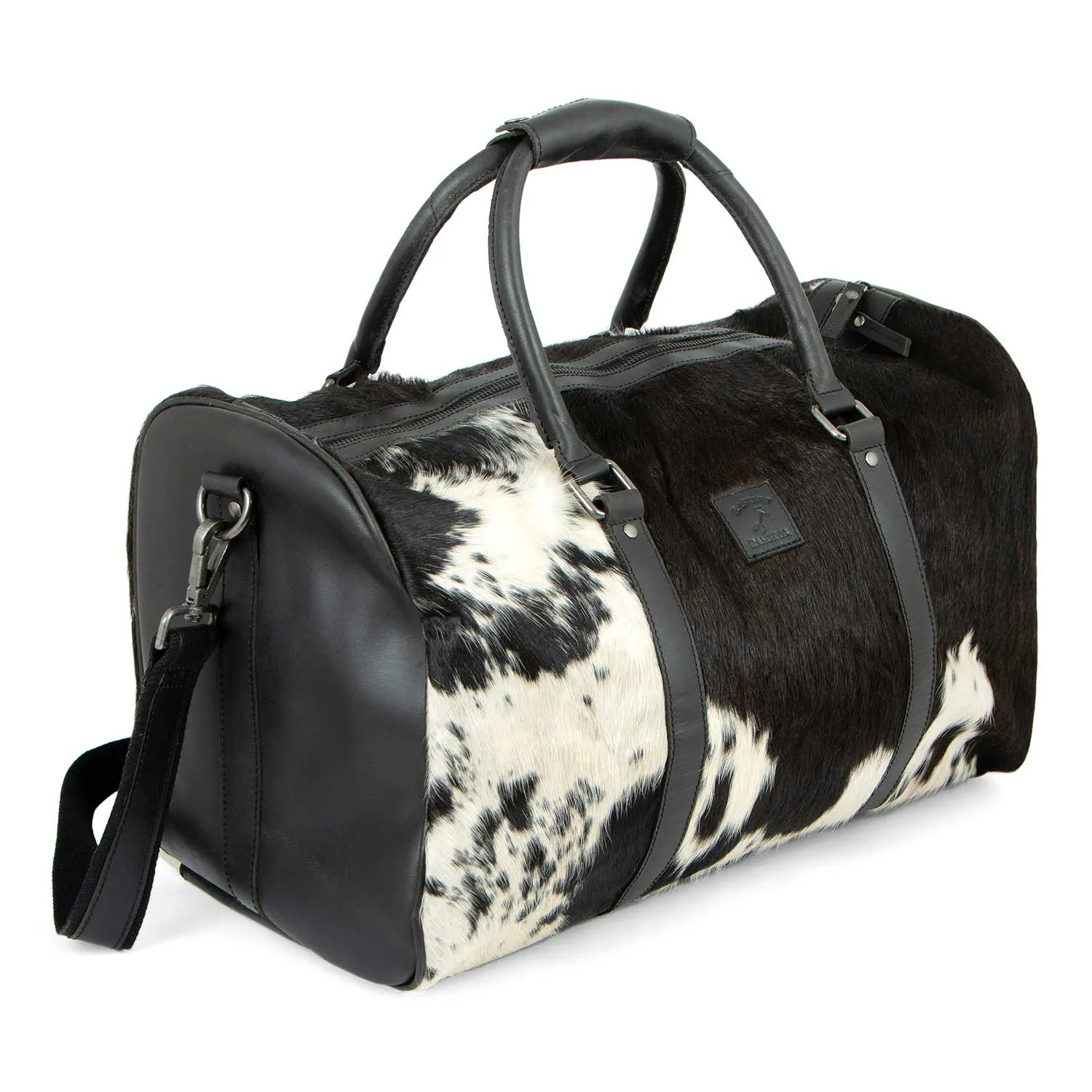 Cowhide Overnight Duffel Bag