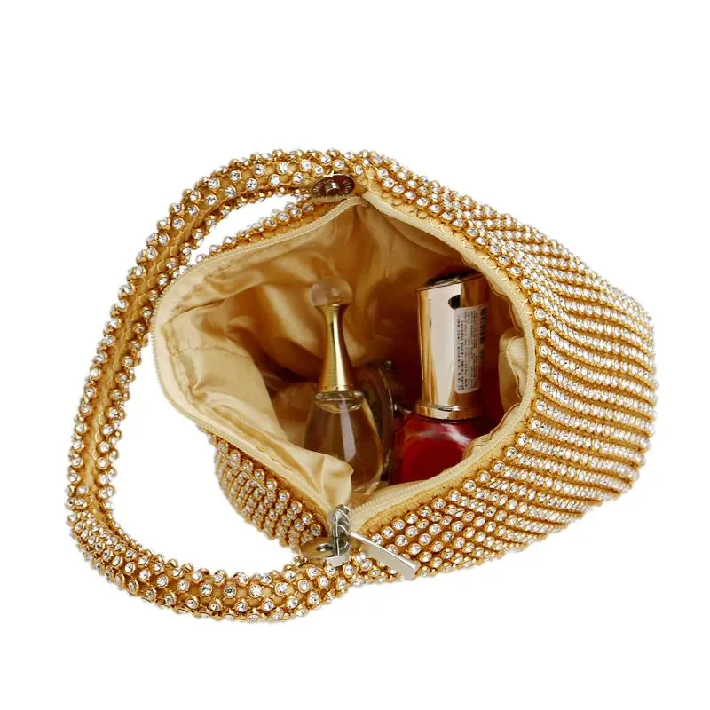 Dazzling Soft Beaded Hand Bag