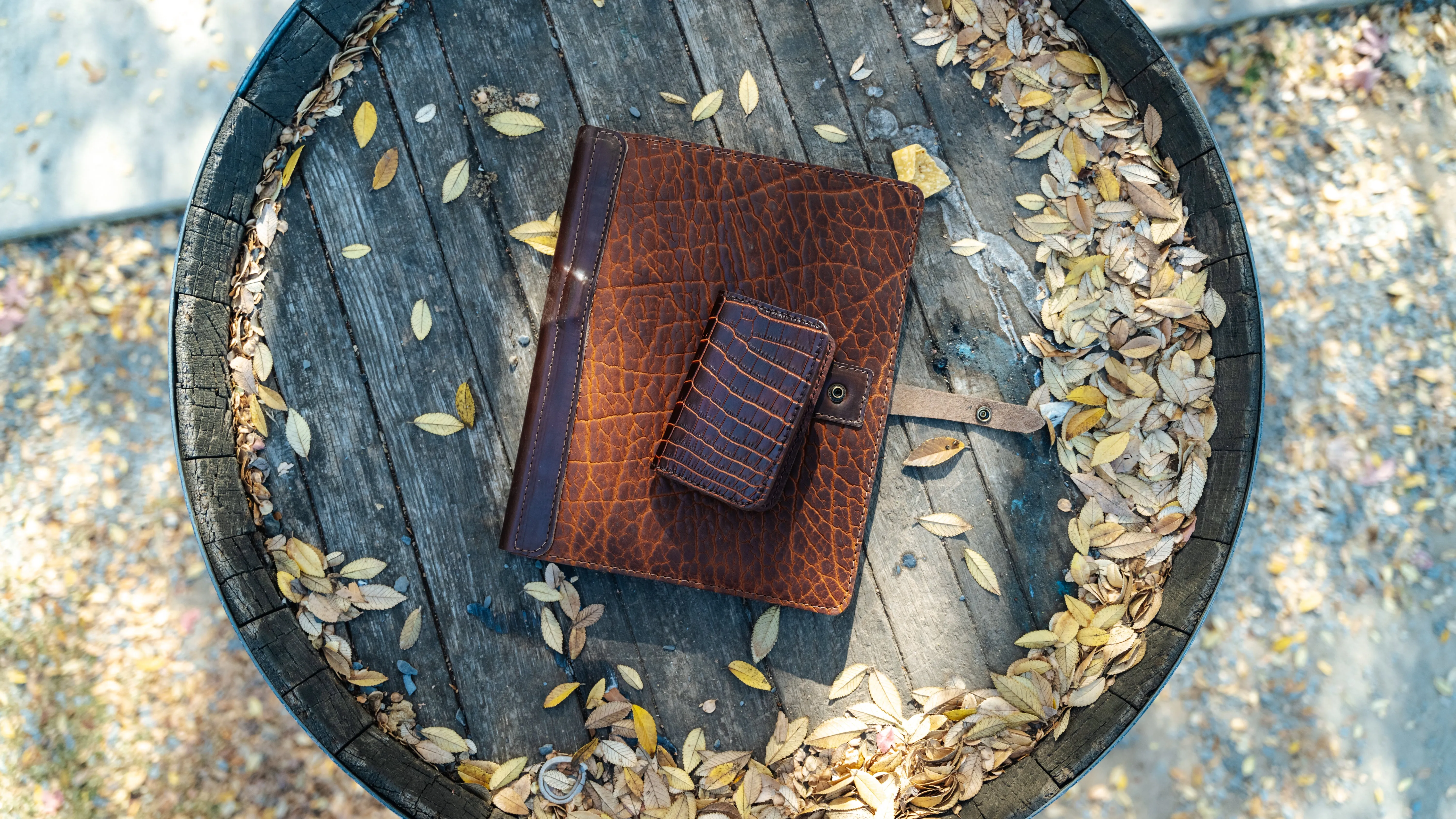 Executive Folio | Cognac Buffalo Leather