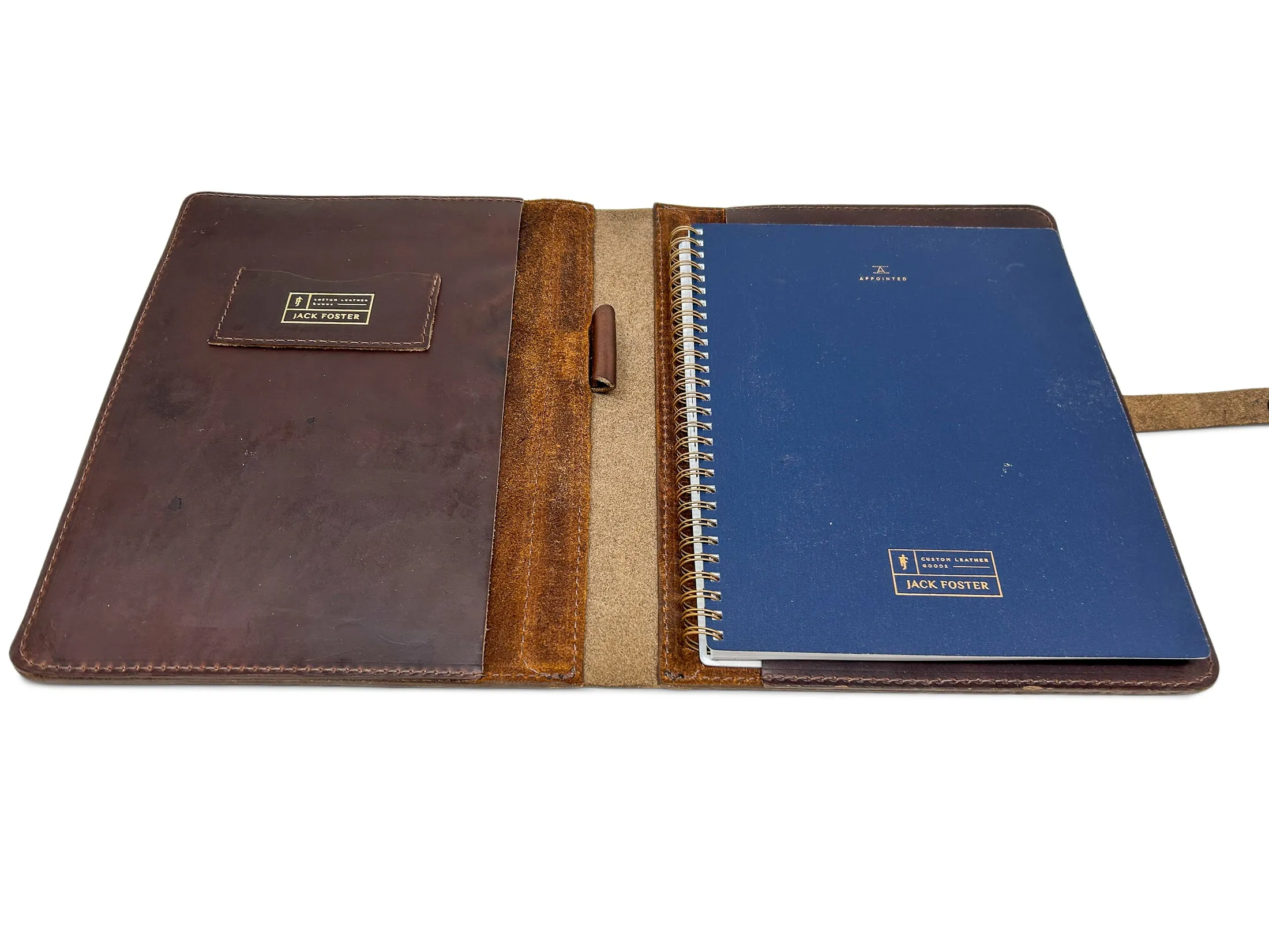 Executive Folio | Cognac Buffalo Leather