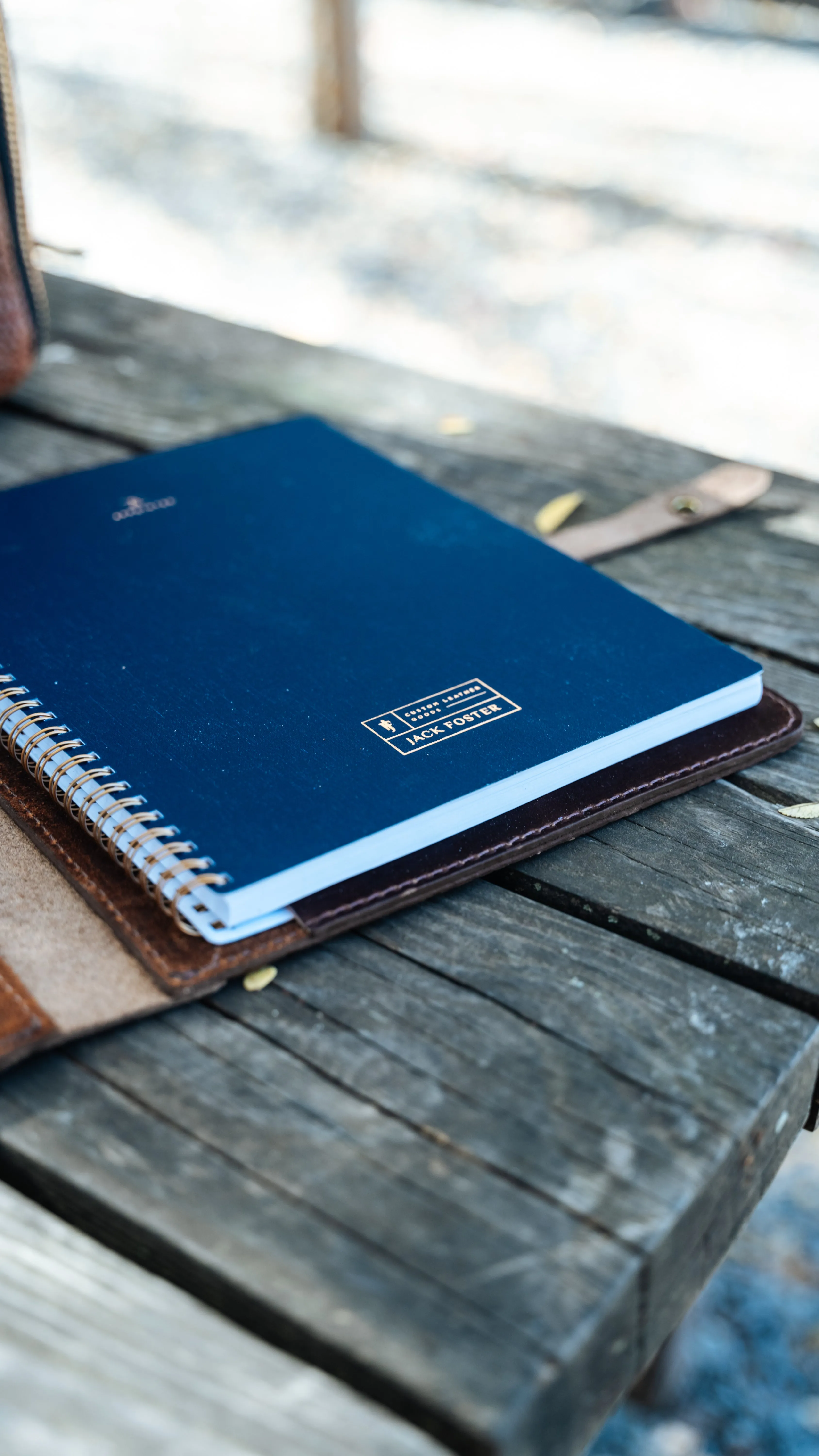 Executive Folio | Cognac Buffalo Leather