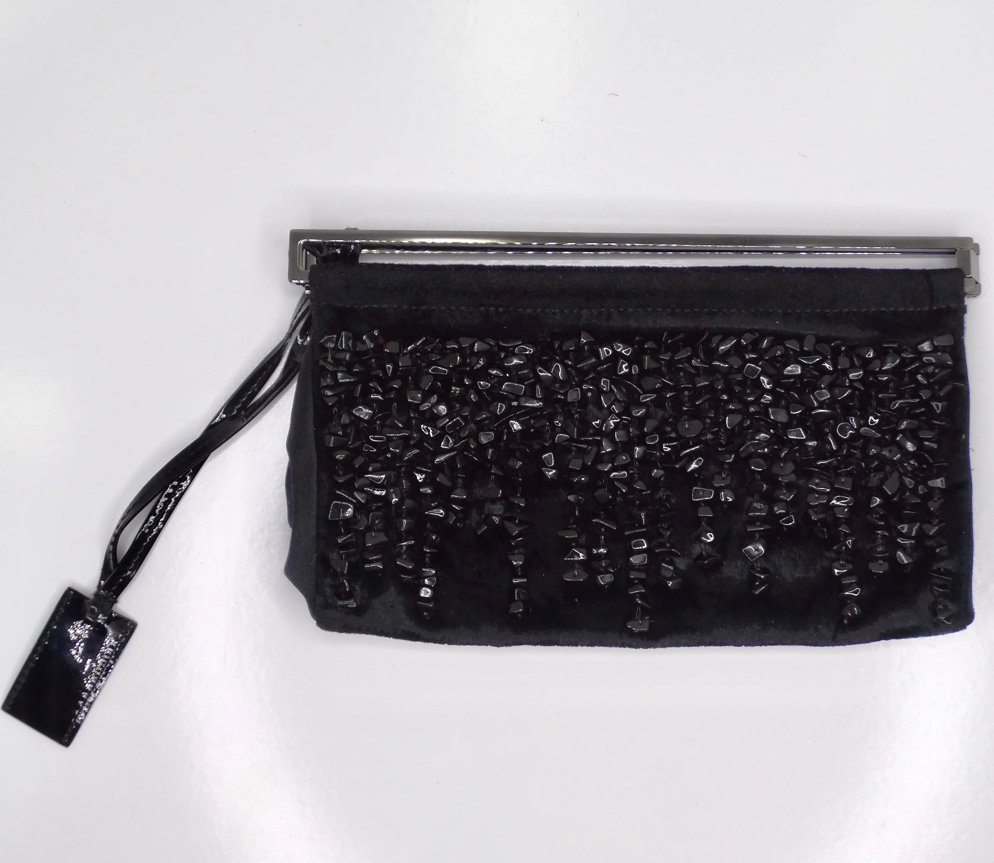 Gucci Tom Ford Embellished Black Clutch