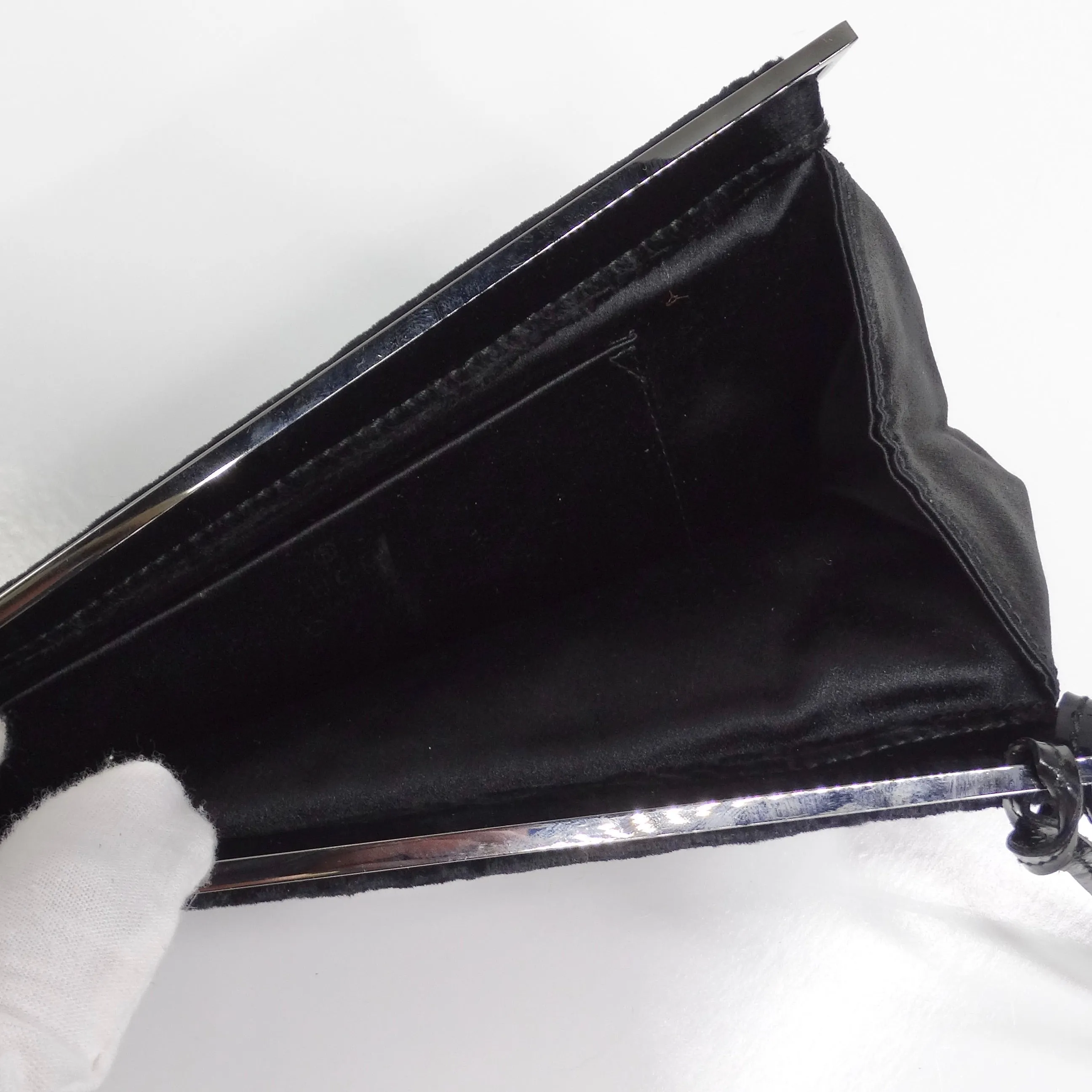 Gucci Tom Ford Embellished Black Clutch