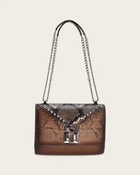 Honey exotic shoulder handbag