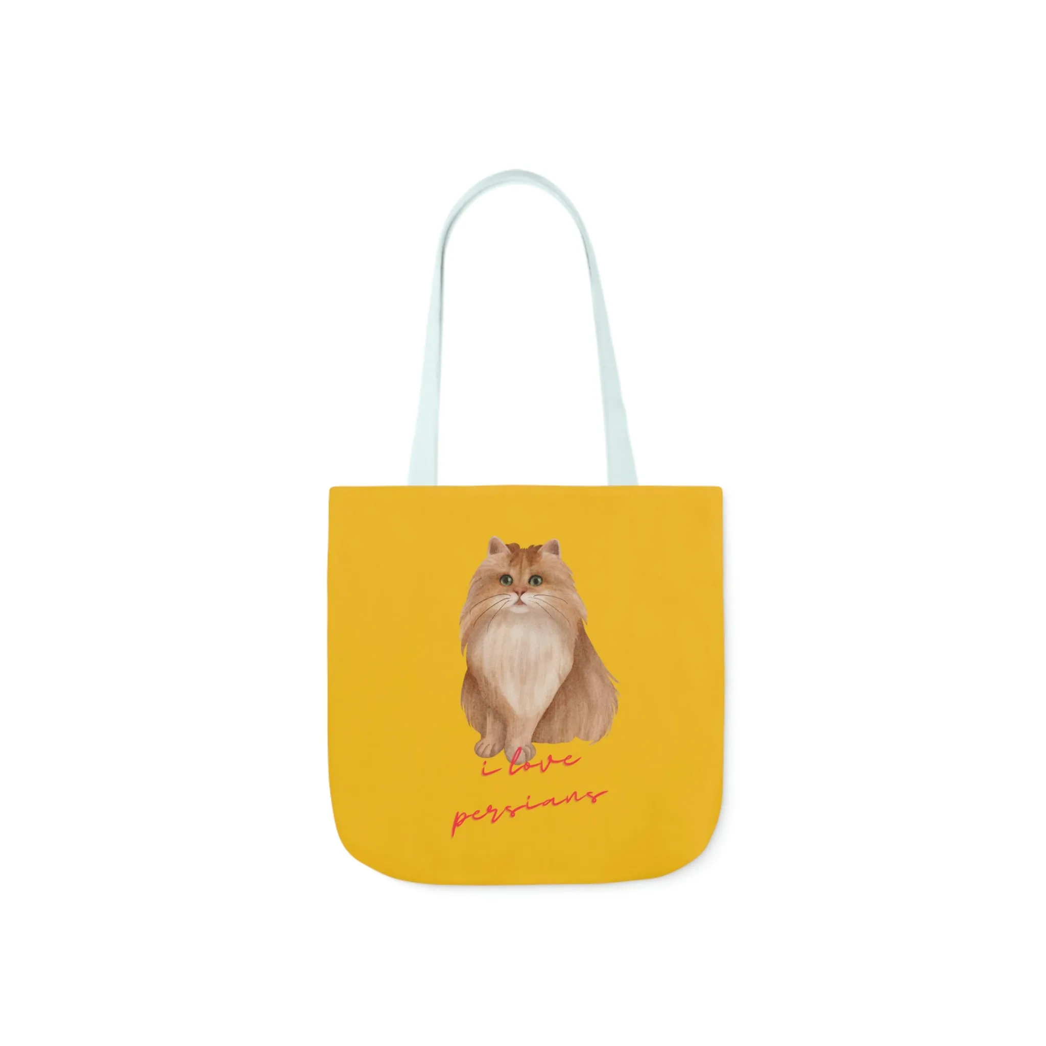 I love Persians POD Cat Polyester Canvas Tote Bag (AOP)