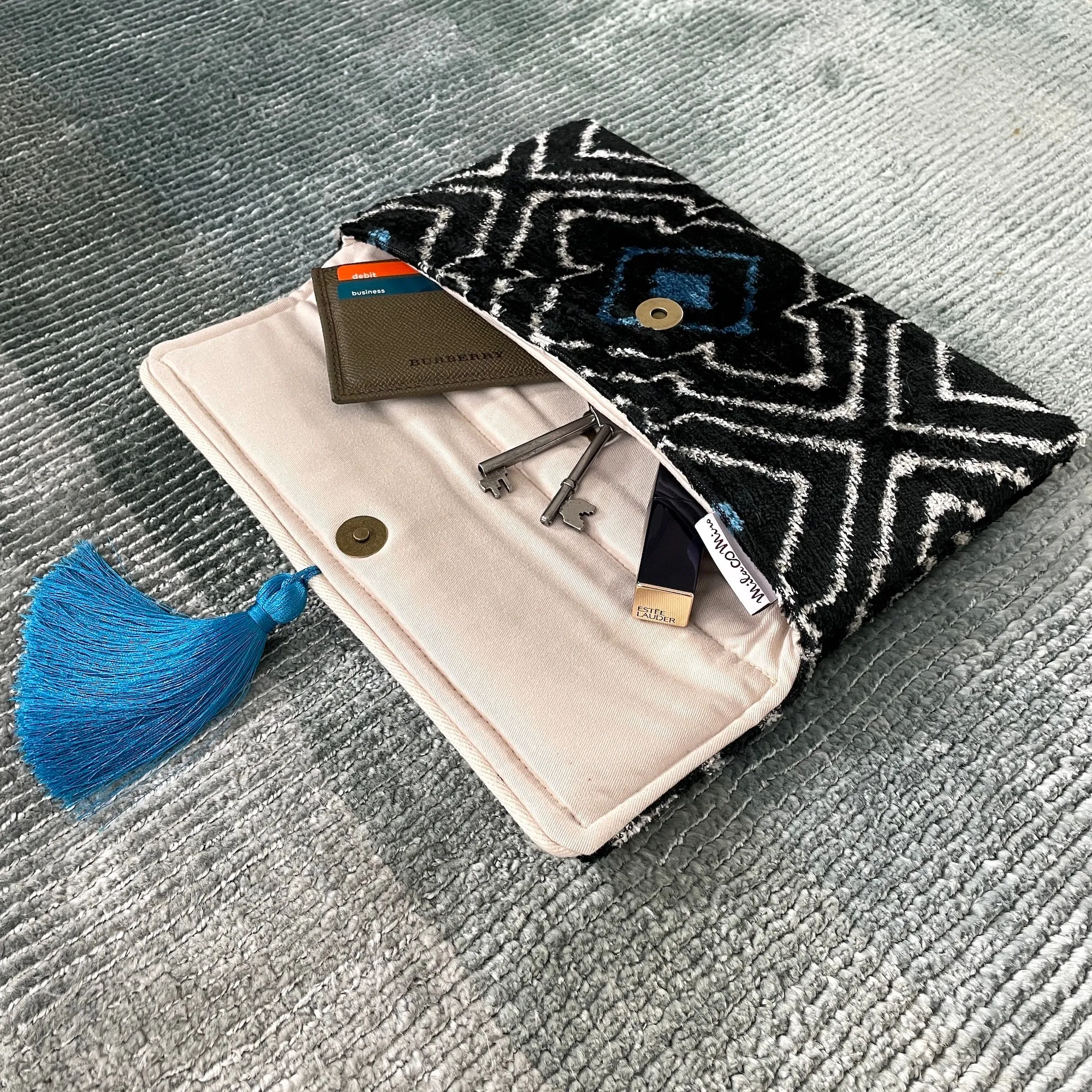 Ikat Clutch Bag Taormina