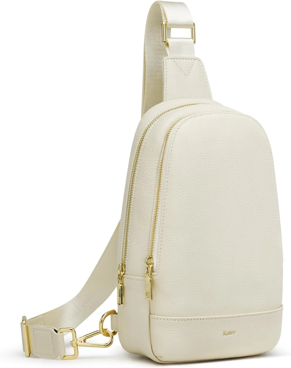 Kattee Sling Bag for Women Crossbody, Soft Leather Fanny Packs for Women, Small Crossbody Chest Bag with RFID Blocking