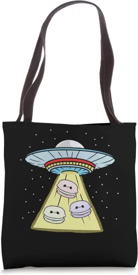 Kawaii Macaron Ufo Abduction Macaron Tote Bag