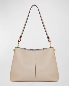 Lana Calf Leather Hobo Bag