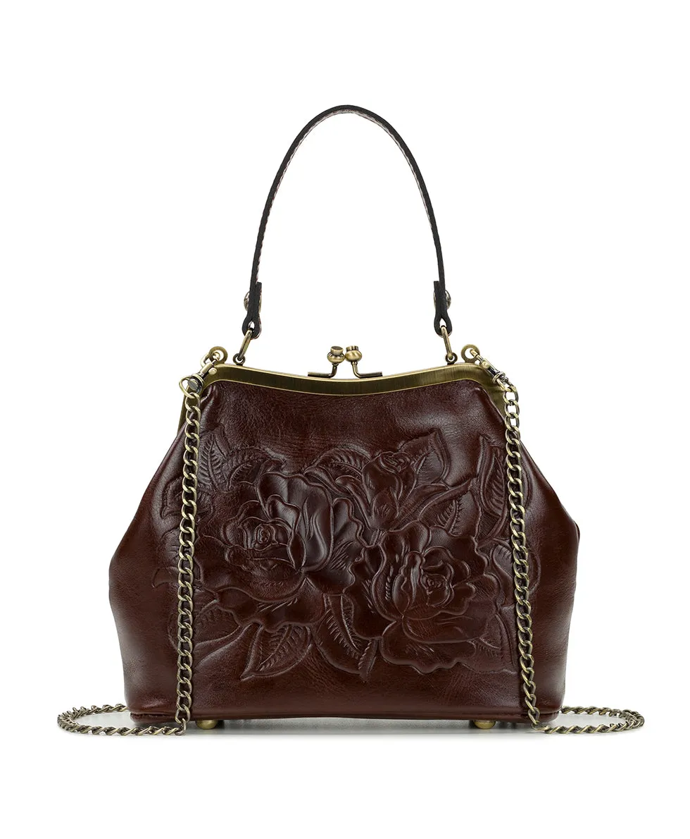 Laureana Frame - Vintage Vegetable Tanned Rose Tooled