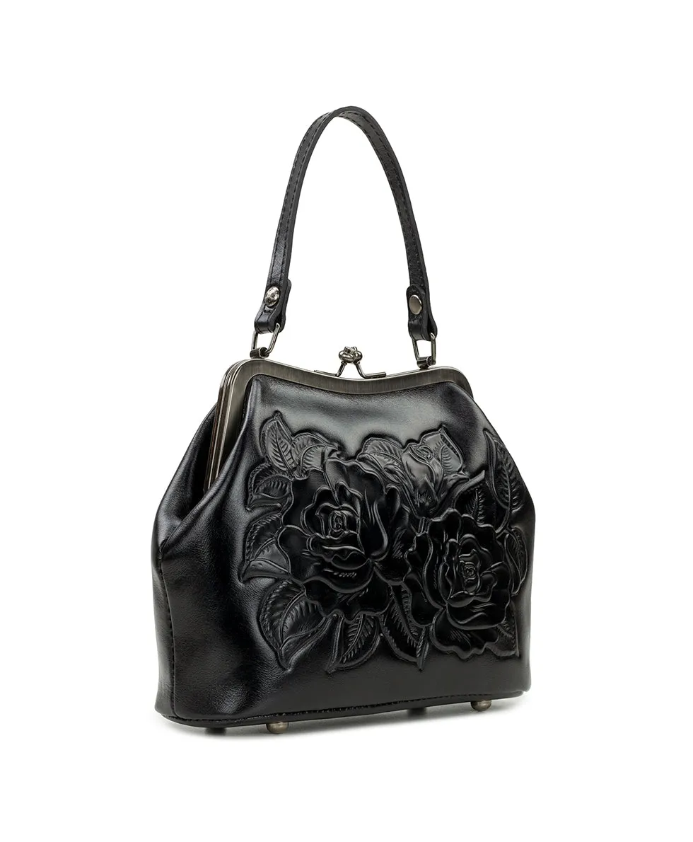 Laureana Frame - Vintage Vegetable Tanned Rose Tooled