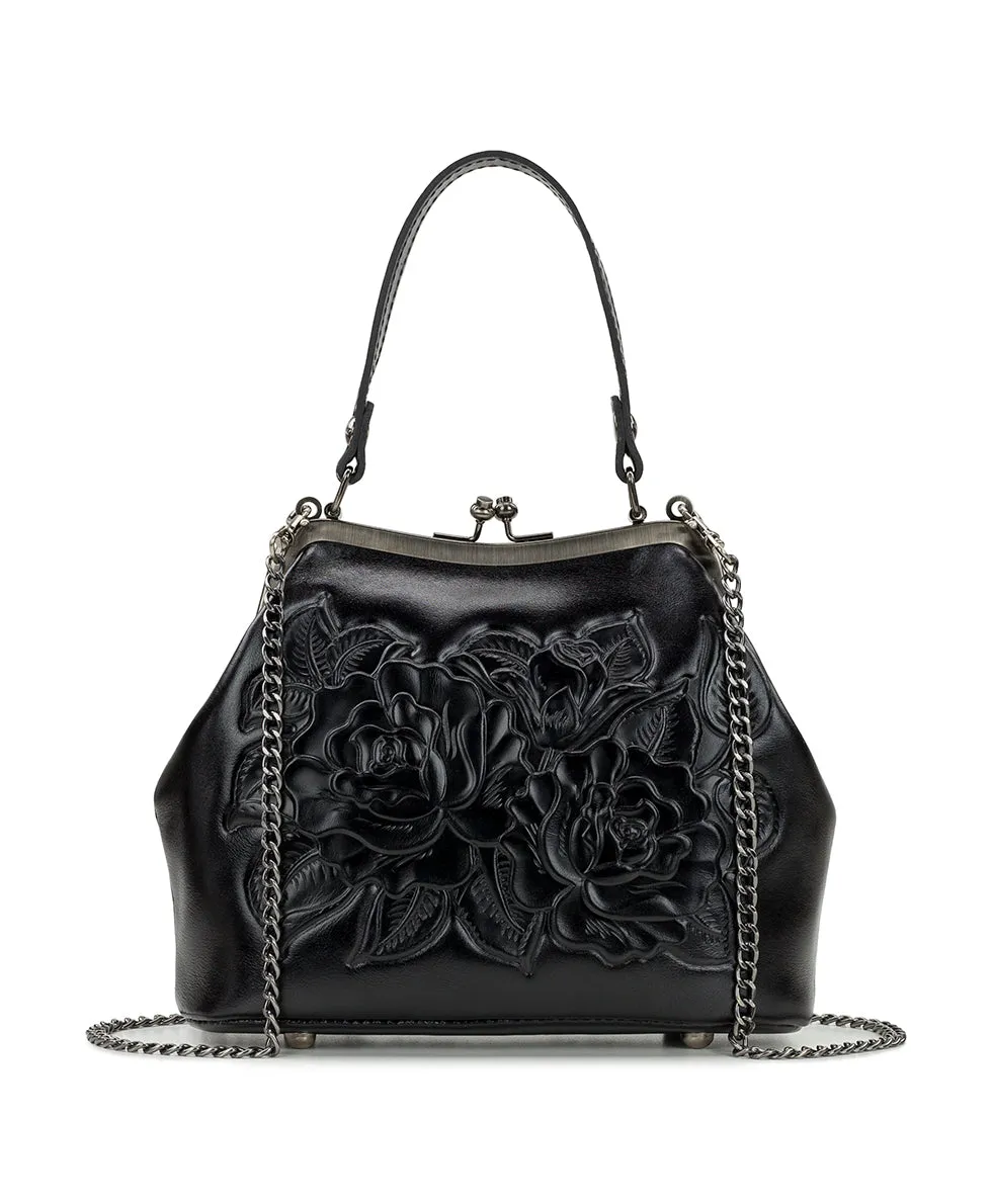 Laureana Frame - Vintage Vegetable Tanned Rose Tooled