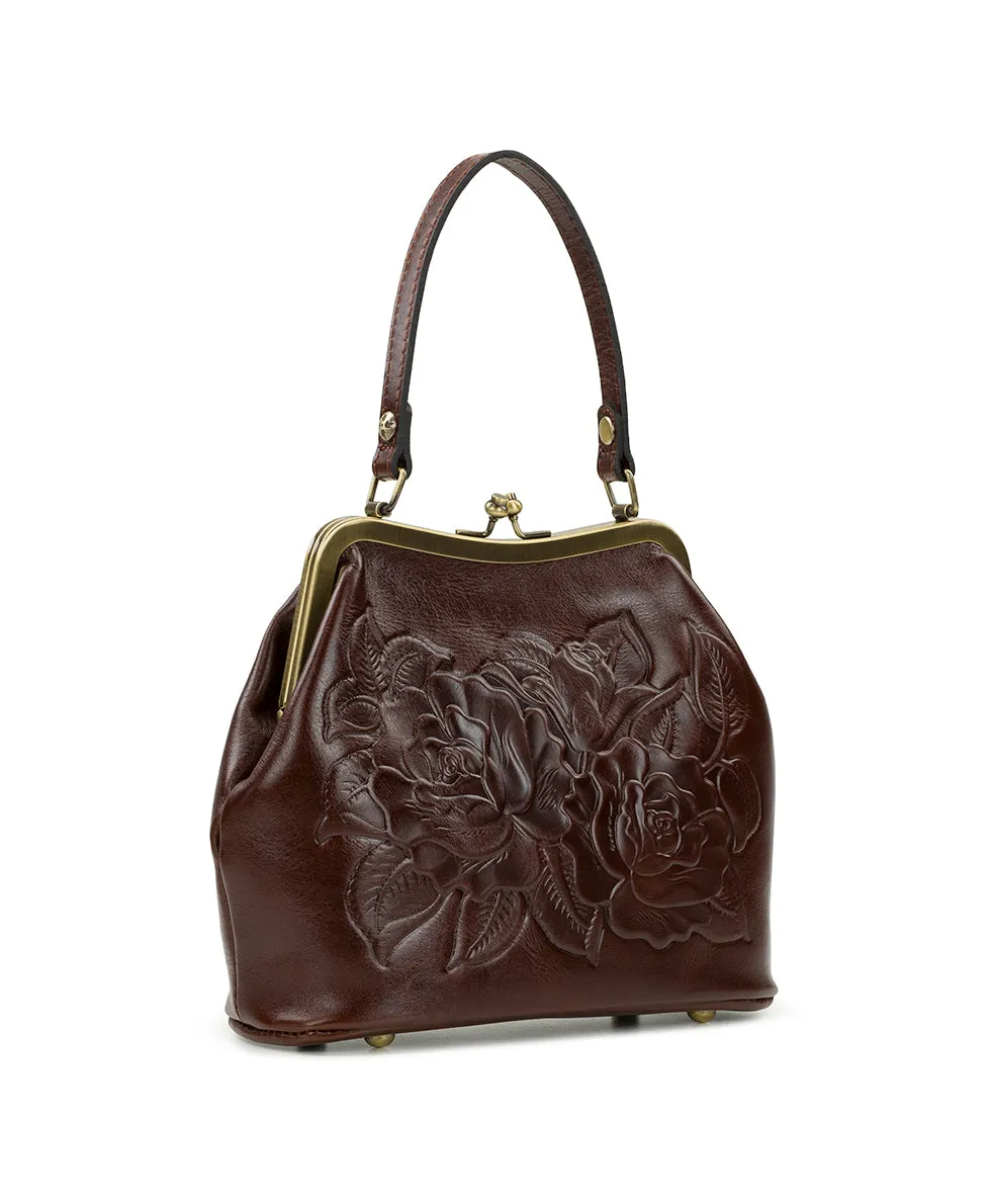 Laureana Frame - Vintage Vegetable Tanned Rose Tooled