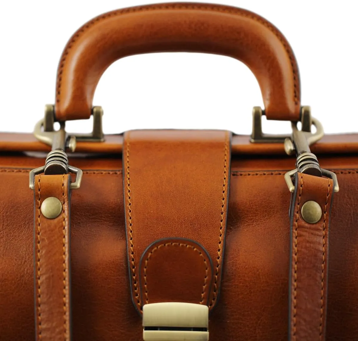 Leather Doctor Bag, Italian Leather Medical Bag, Genuine Leather Doctor Handbag