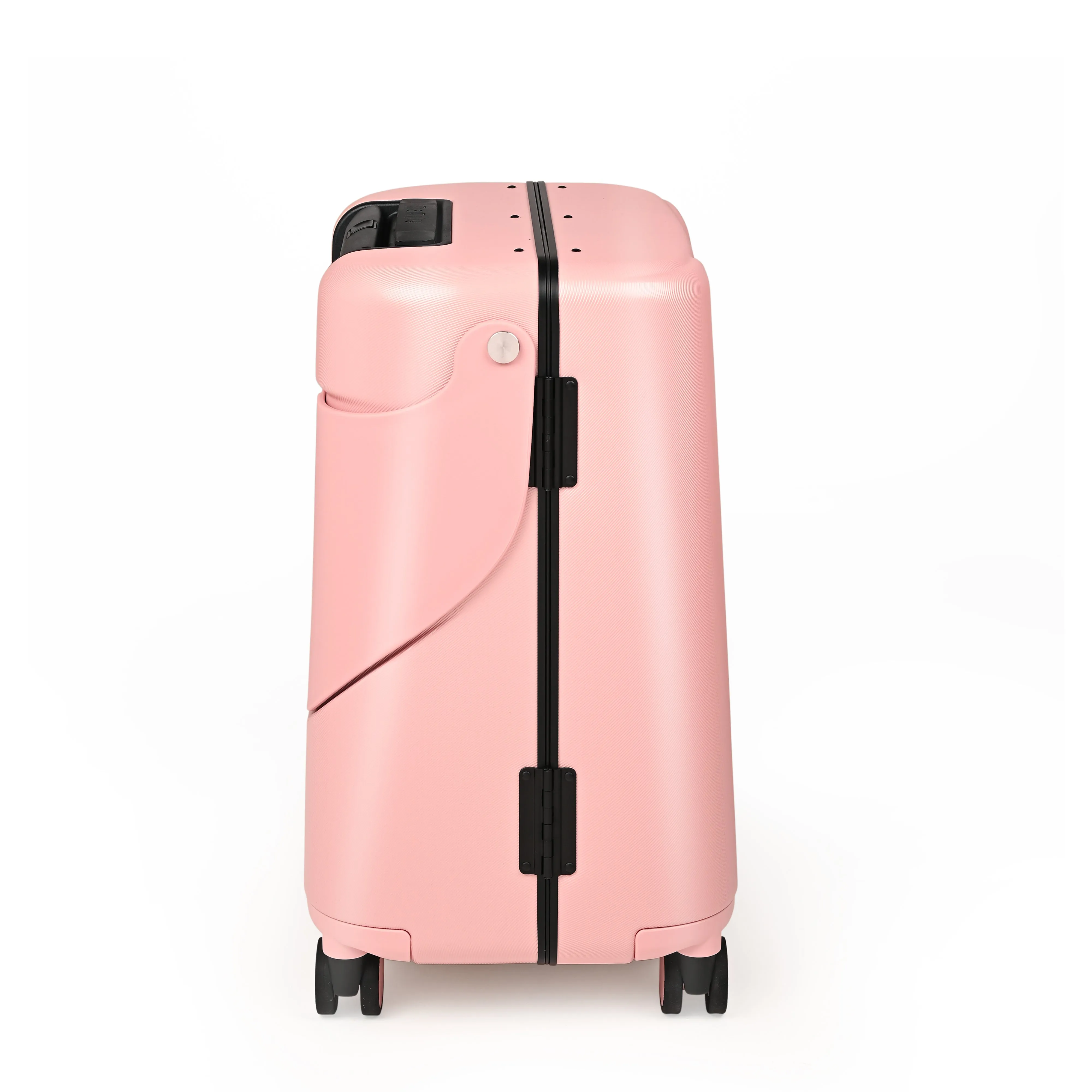 Miamily Dusty Pink Ride on Trolley Carry-on Luggage 18 inches