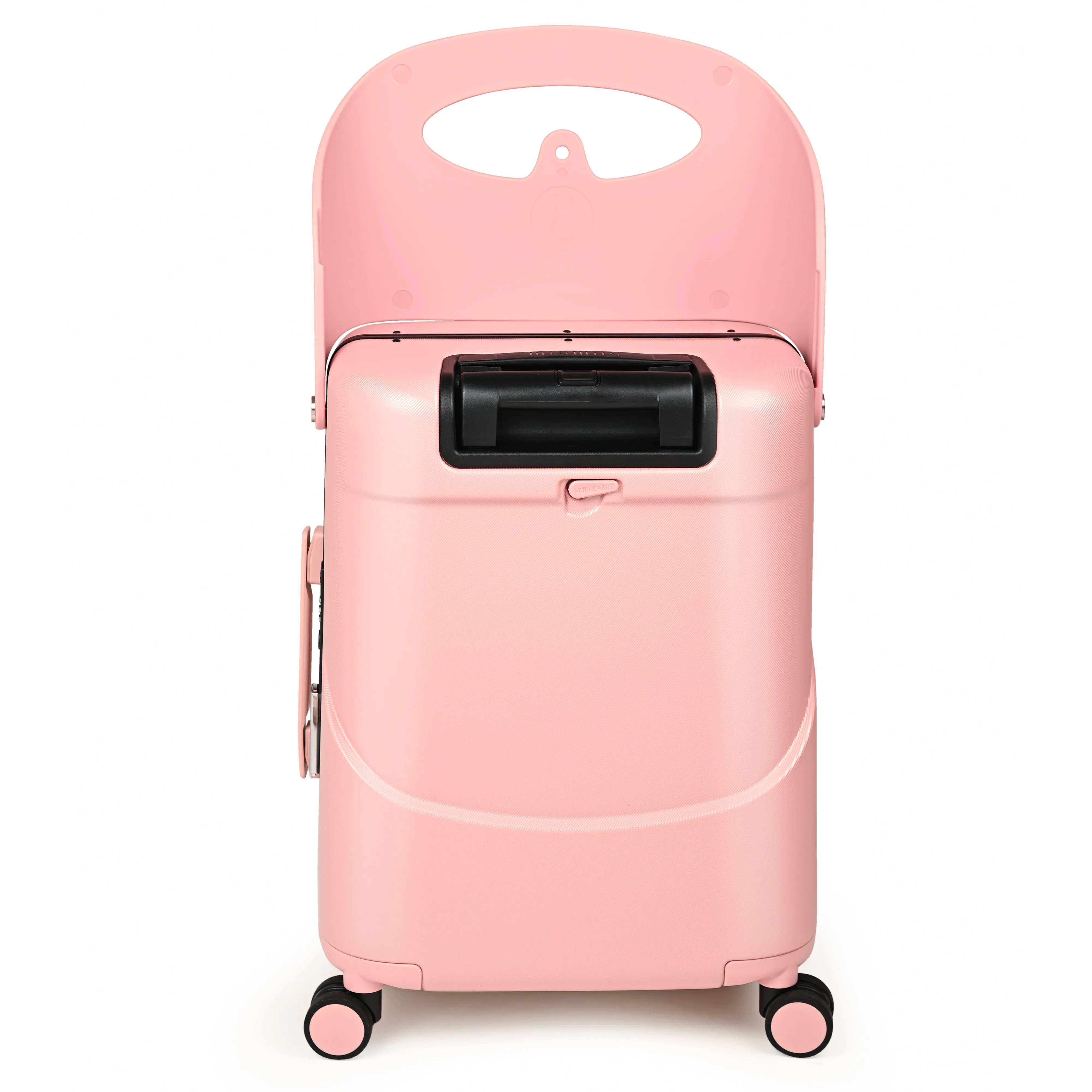Miamily Dusty Pink Ride on Trolley Carry-on Luggage 18 inches