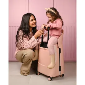 Miamily Dusty Pink Ride on Trolley Carry-on Luggage 18 inches