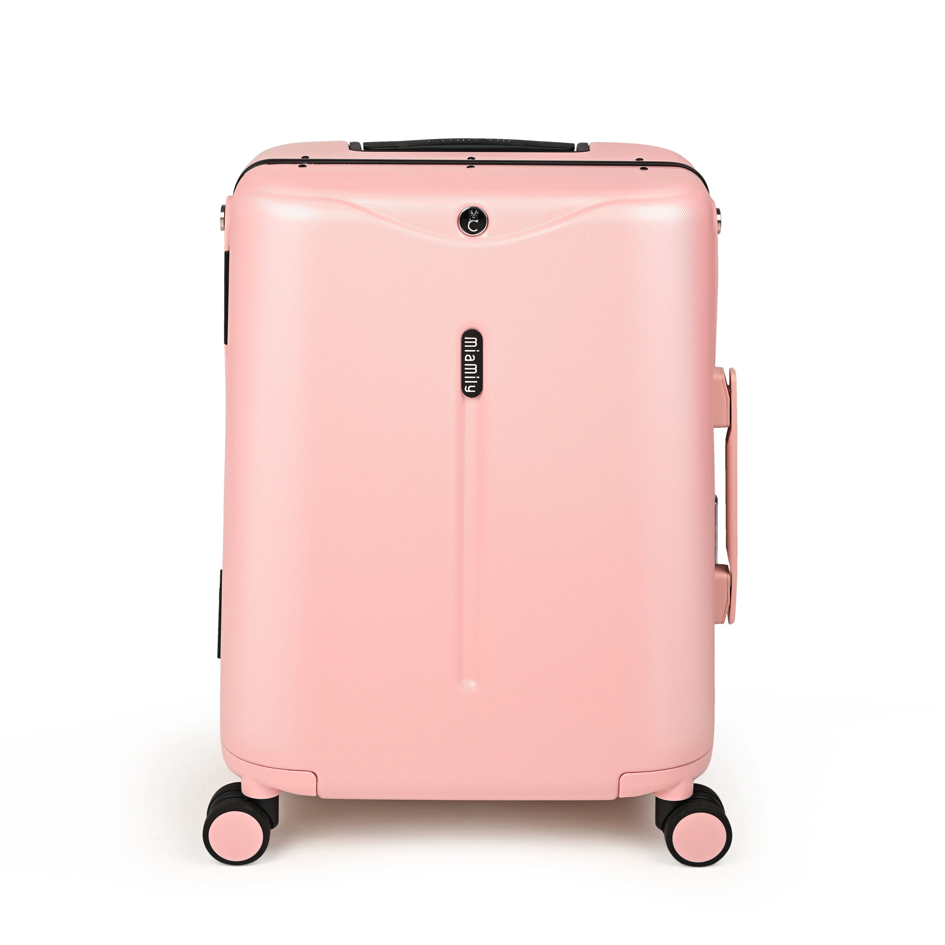 Miamily Dusty Pink Ride on Trolley Carry-on Luggage 18 inches