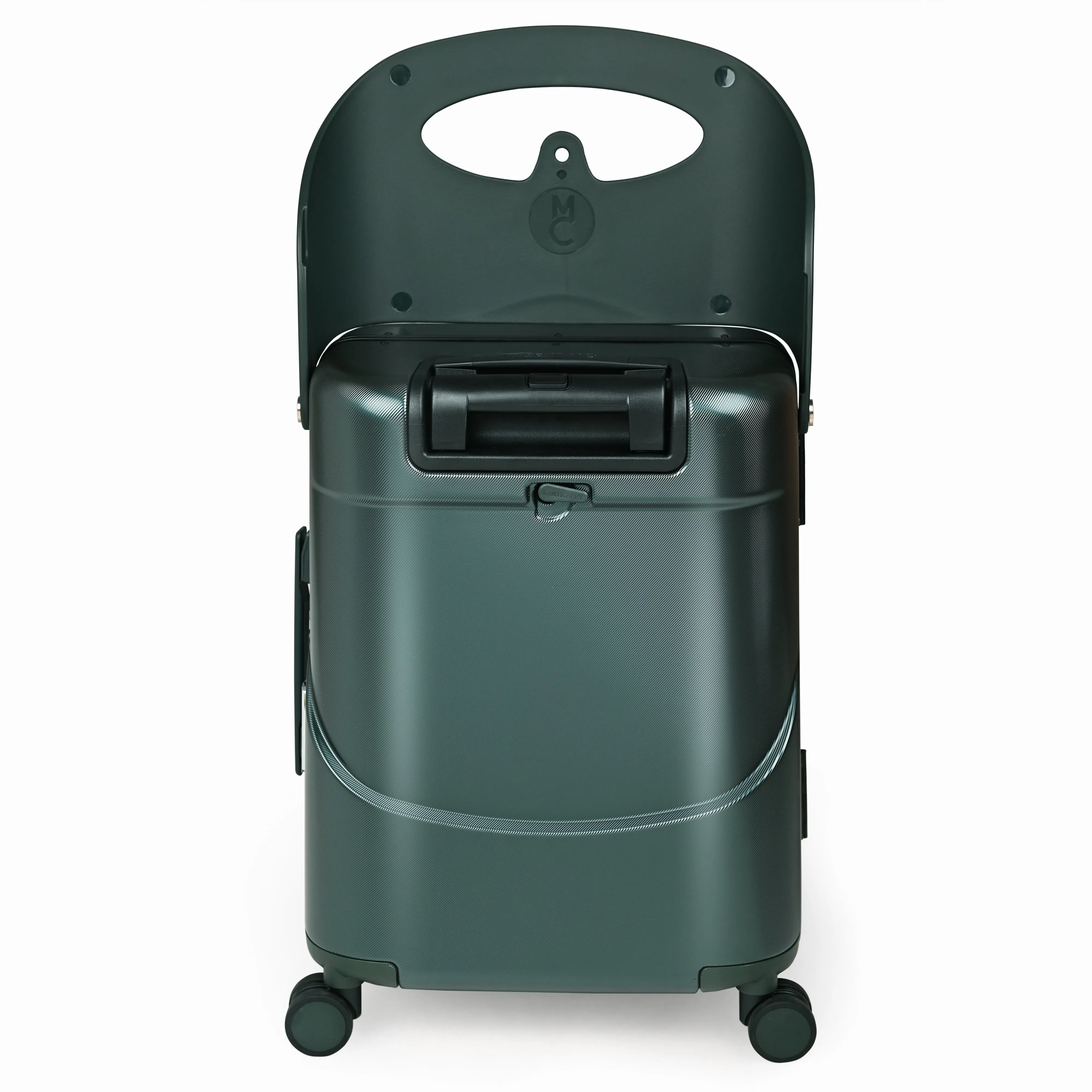 Miamily Forest Green Ride on Trolley Carry-on Luggage 18 inches