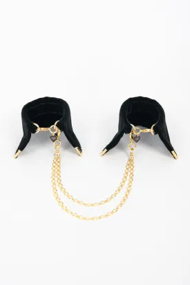 Noir Velvet Cuffs