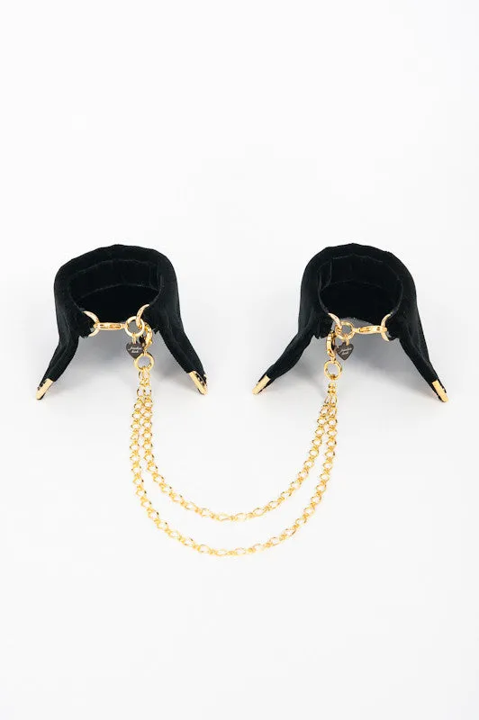 Noir Velvet Cuffs