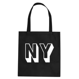 NY Block Letter New York Tote Bag