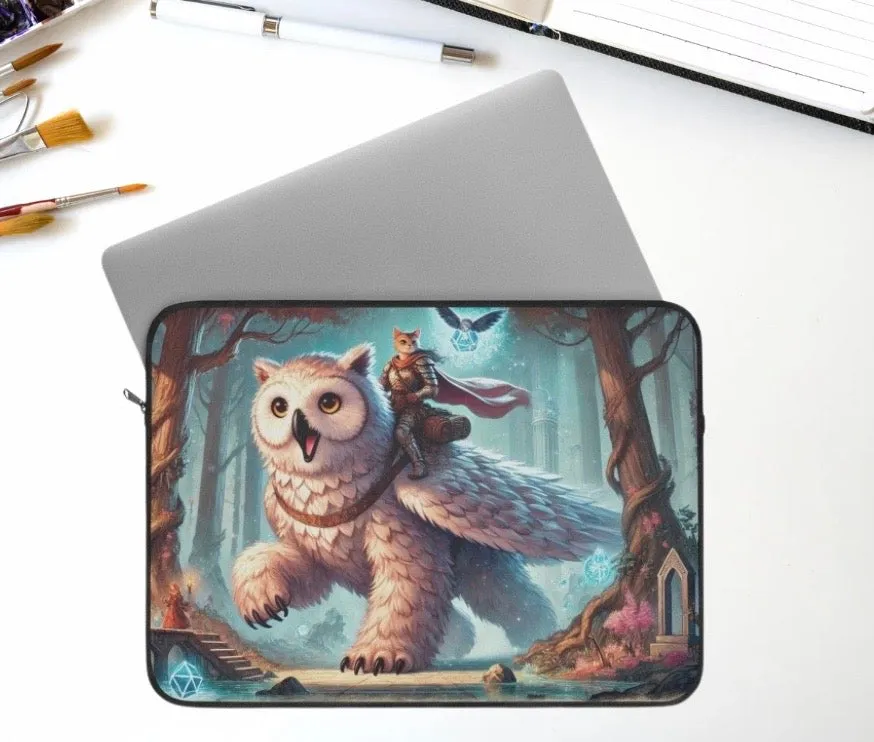 Owl Bear - Cat Lover - Dungeons and Dragons - Laptop Sleeve