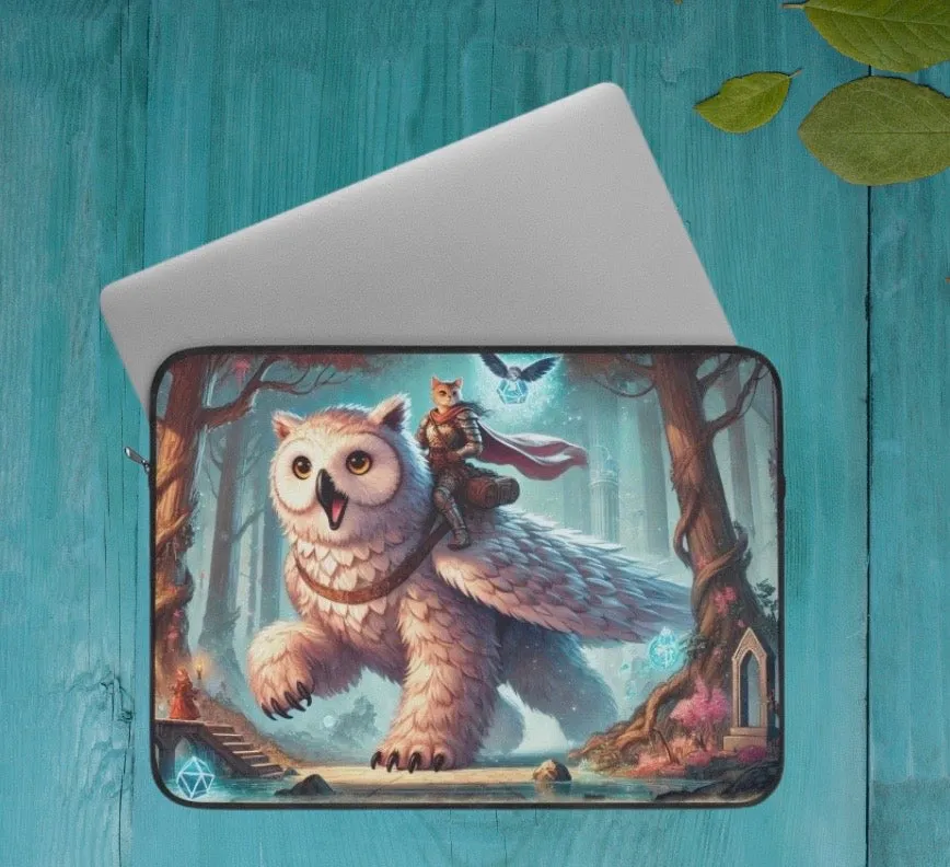 Owl Bear - Cat Lover - Dungeons and Dragons - Laptop Sleeve