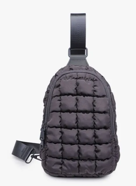 Rejuvenate - Quilted Nylon Sling Backpack
