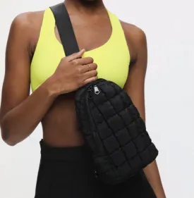 Rejuvenate - Quilted Nylon Sling Backpack