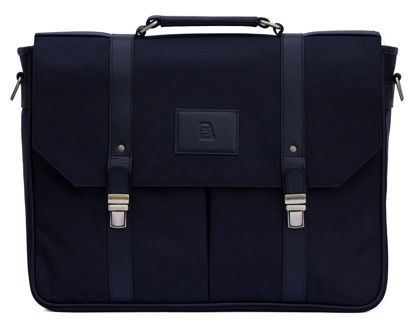 Retro Laptop Bag - Black