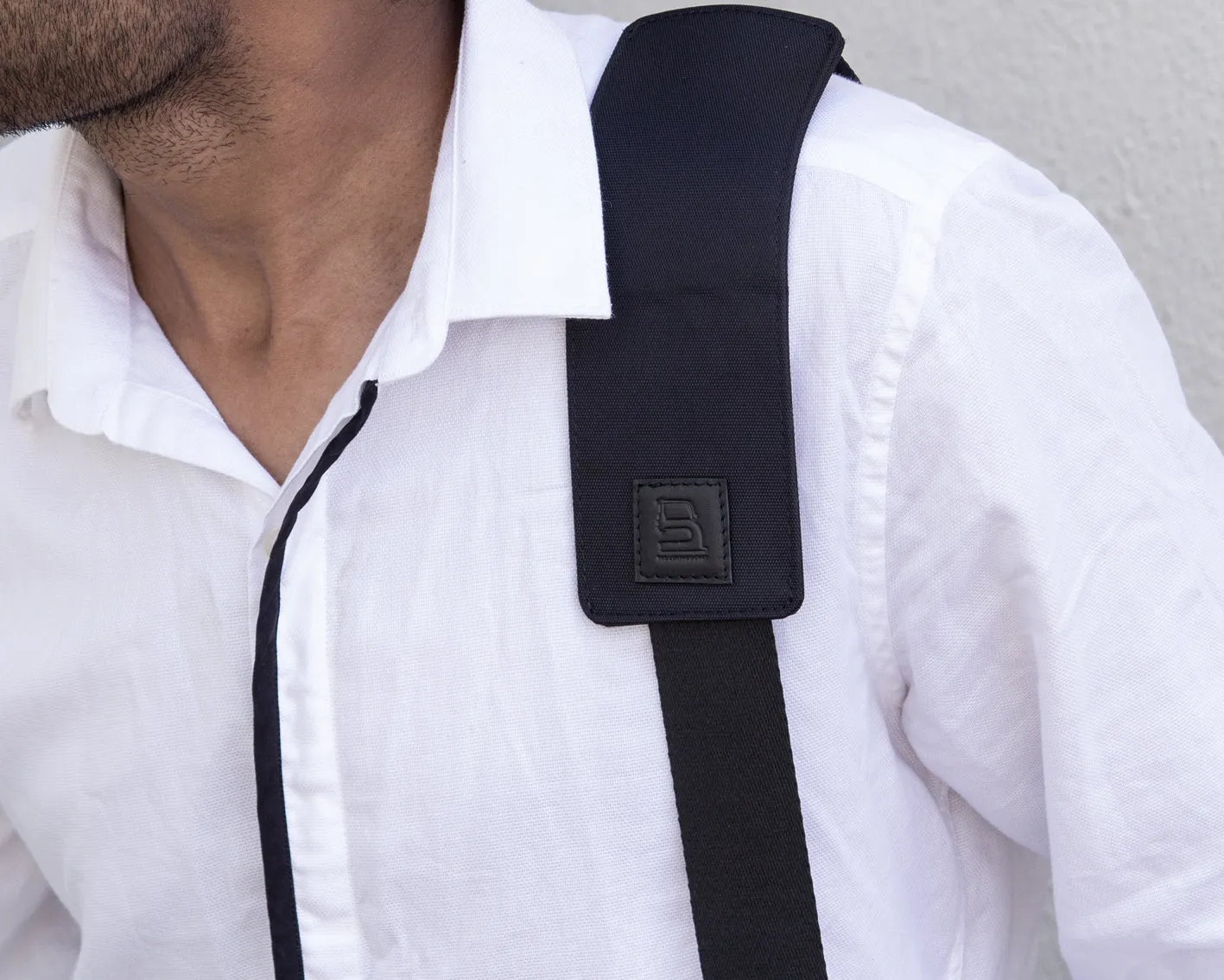Retro Laptop Bag - Black
