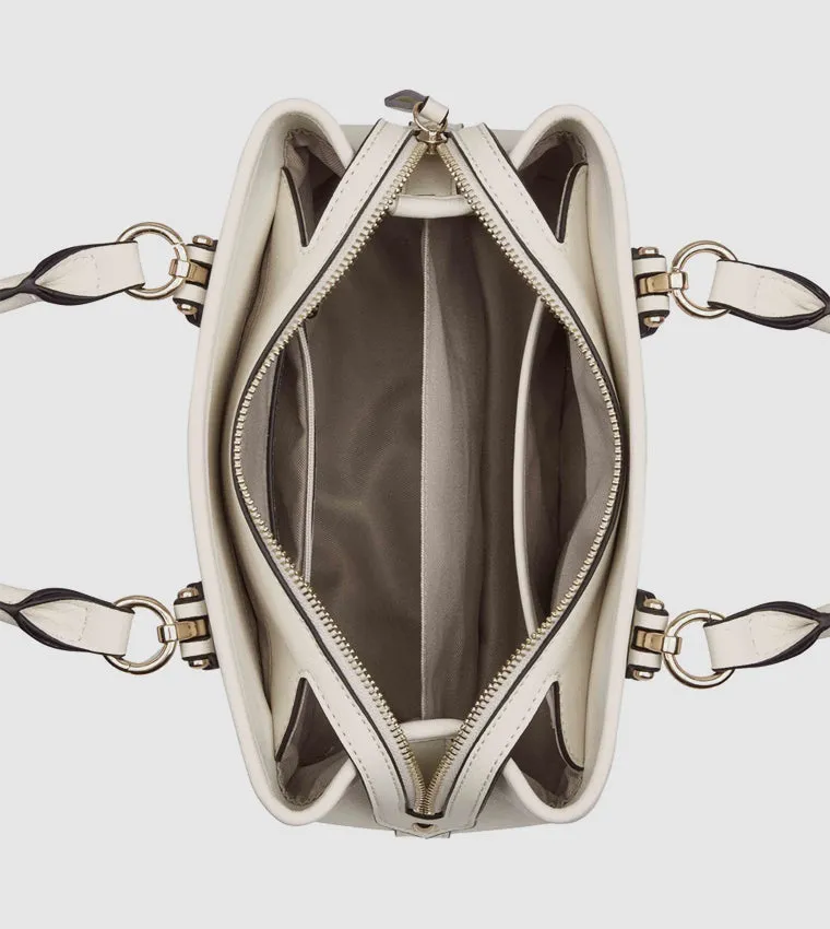 SAOIRSE SMALL SATCHEL BAG OFF WHITE