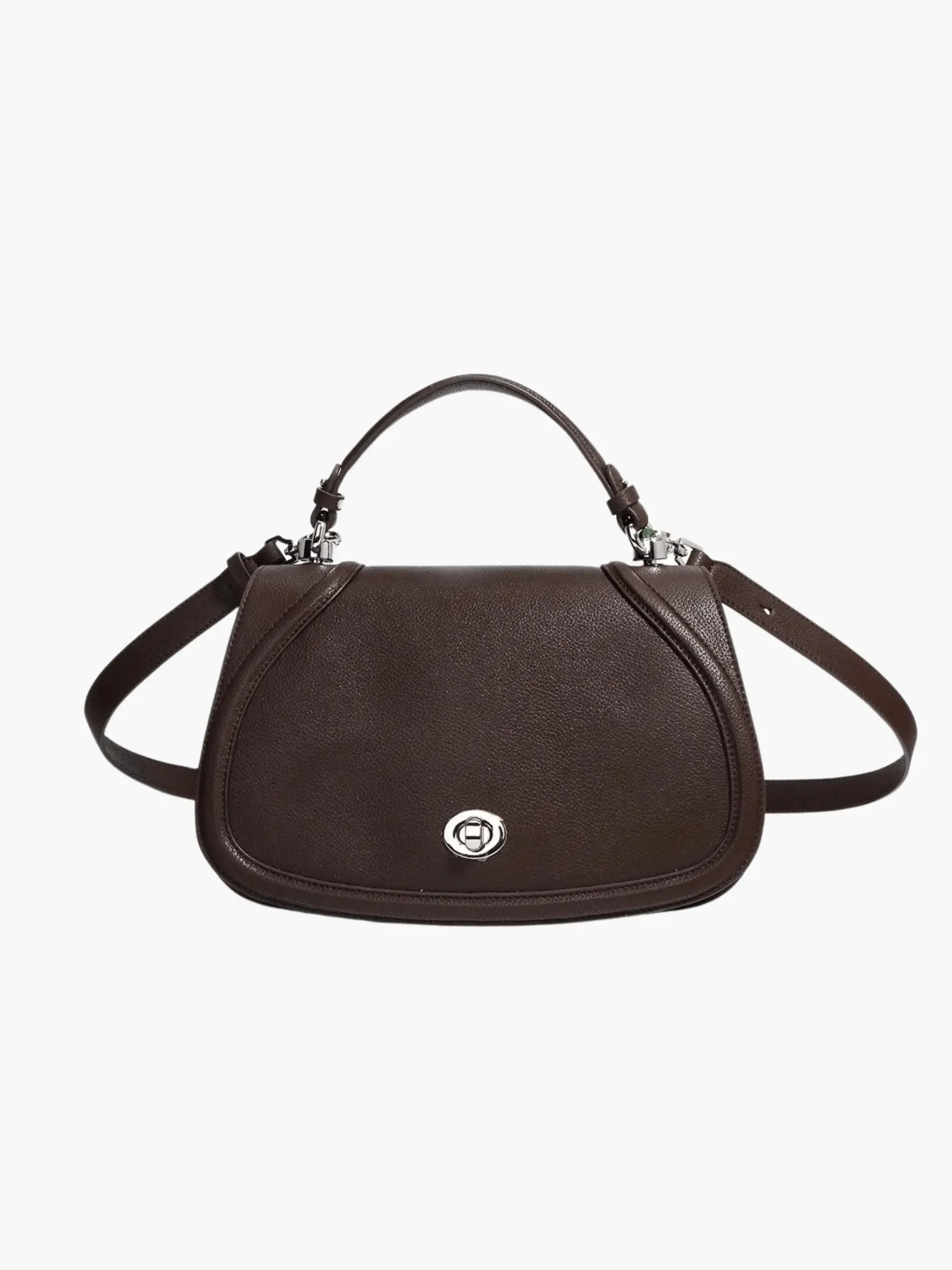 Scarlett | Elegant Structured Leather Satchel