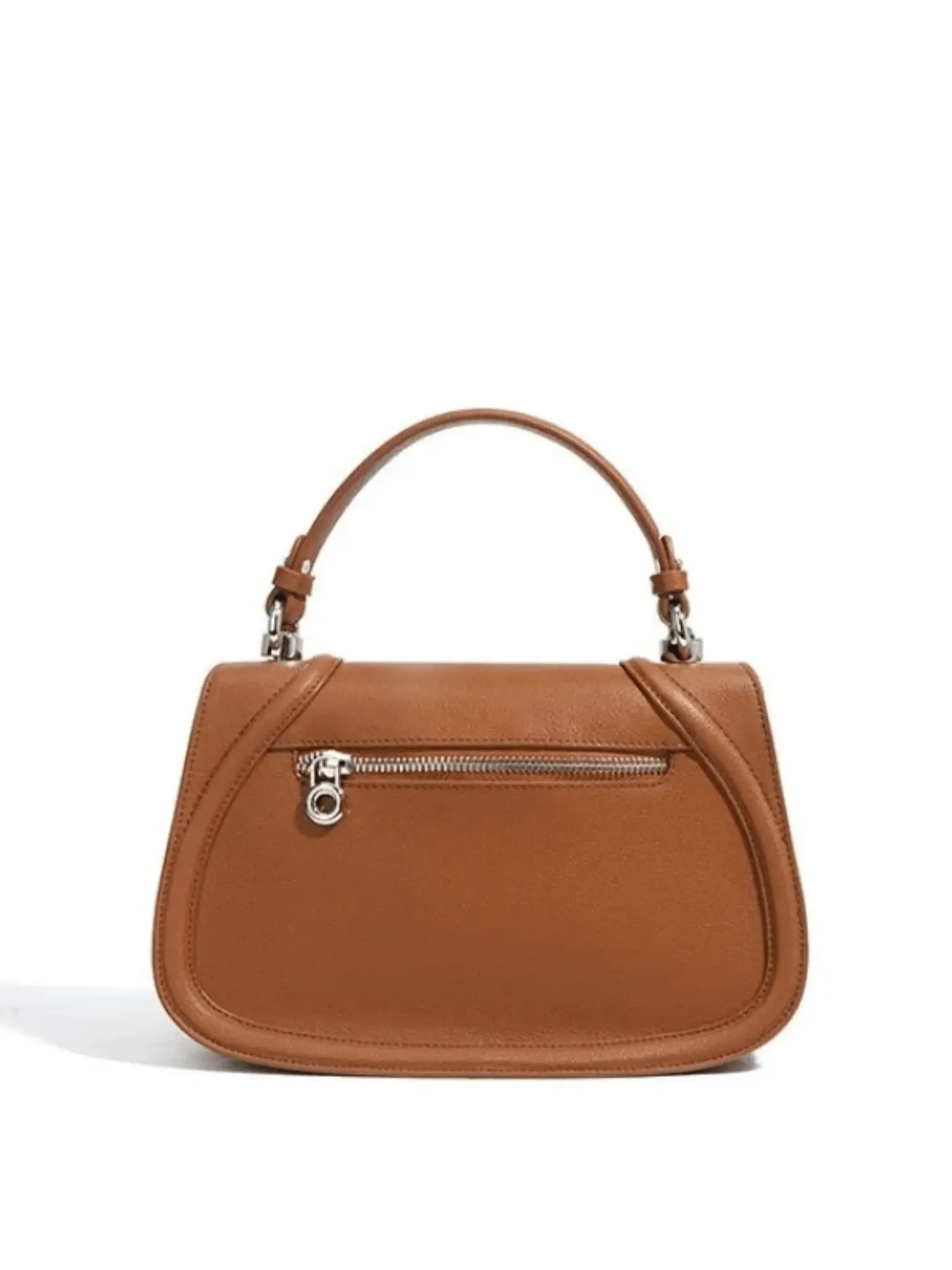 Scarlett | Elegant Structured Leather Satchel