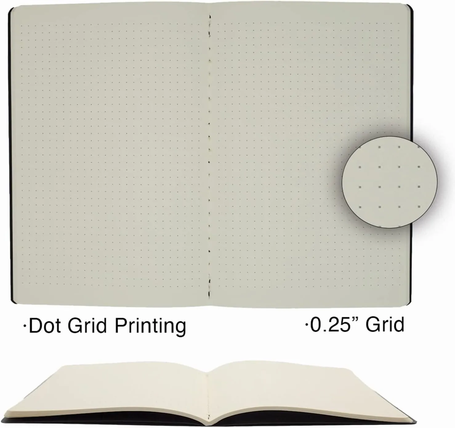 Simply Genius A5 Dotted Notebooks for Work, Travel, Business, College & More - Softcover Journals for Writing - Grid Notebook for Men & Women - Size 8.2" x 5.5" - 92 pages (Pink, 6 pack)