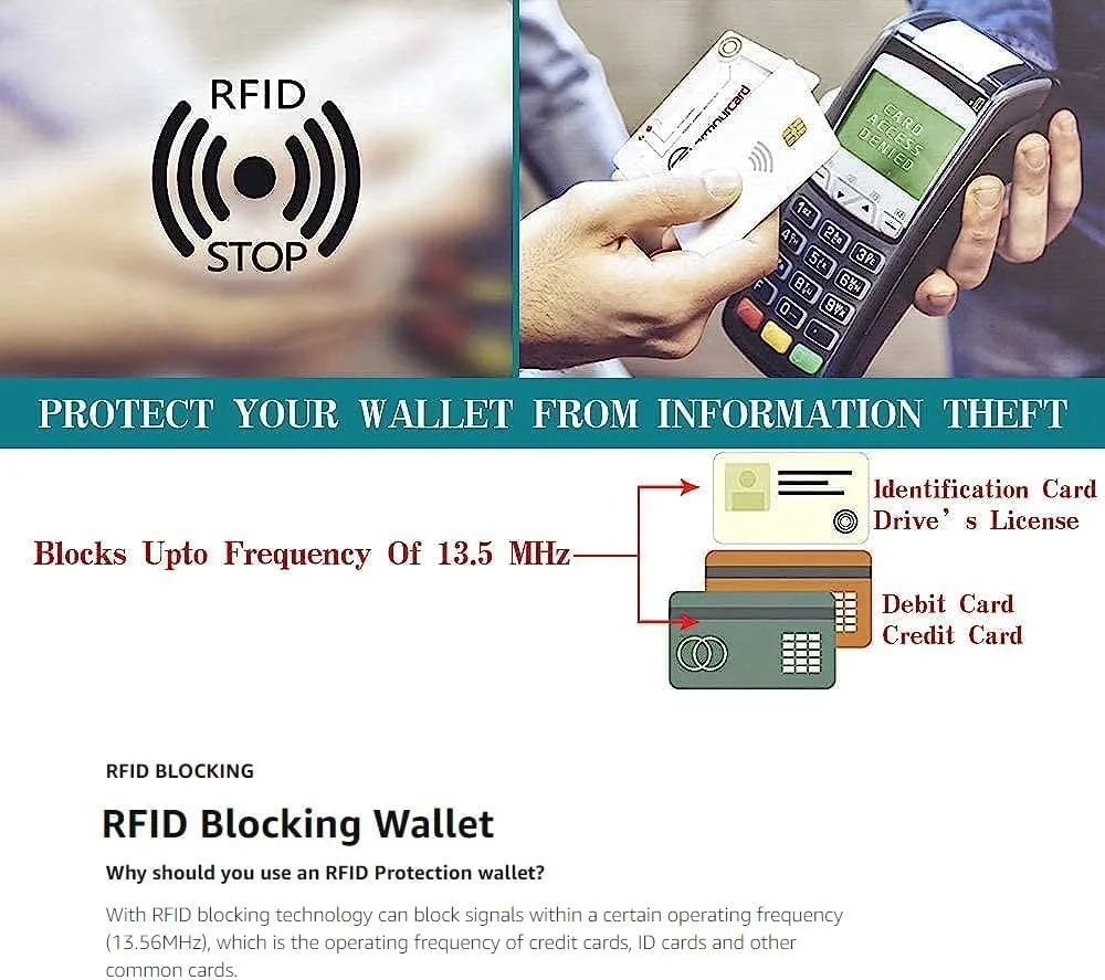 Small Womens Wallet, RFID Blocking Genuine Leather Purse Zip Around Credit Card Holder Purse Clutch Wallet with Wristlet (Dark brown)