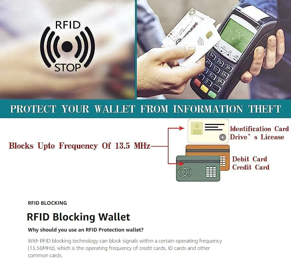 Small Womens Wallet, RFID Blocking Genuine Leather Purse Zip Around Credit Card Holder Purse Clutch Wallet with Wristlet