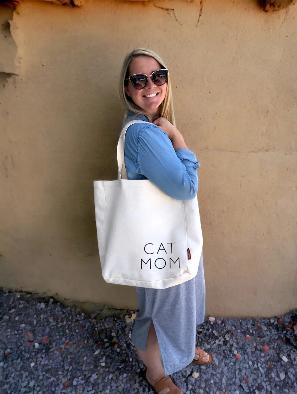 SP | Cat Mom - Canvas Tote Bag